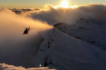 Wind und Wolken lassen nur einen Flug zu 